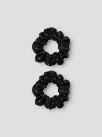 NAME IT Hårelastikker 2-Pak Riglitter Black