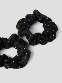 NAME IT Hårelastikker 2-Pak Riglitter Black