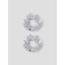 NAME IT Hårelastikker 2-Pak Riglitter Silver