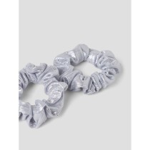 NAME IT Hårelastikker 2-Pak Riglitter Silver