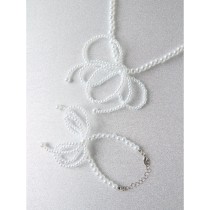 NAME IT Perle Smykkesæt Runa Cloud Dancer