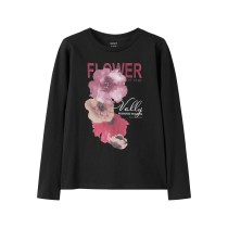 NAME IT Langærmet Bluse Saga Black