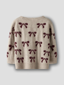 NAME IT Striktrøje Senya Cement