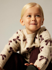 NAME IT Striktrøje Senya Cement