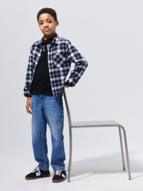 NAME IT Skjorte Sunda Navy Blazer