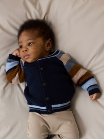 NAME IT Strik Cardigan Sand Navy Blazer