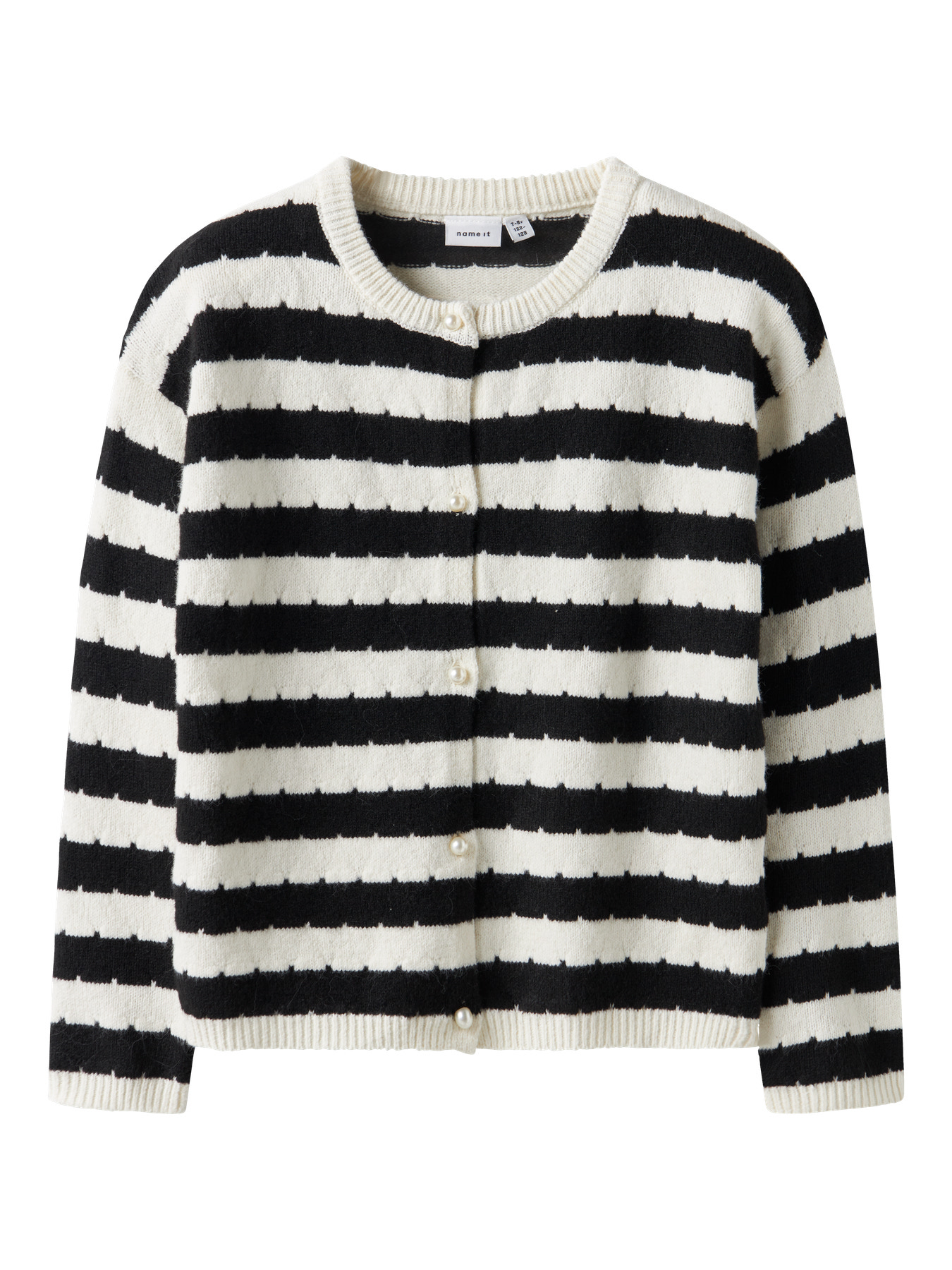 NAME IT Cardigan Loose Sylvea  Cloud Dancer 