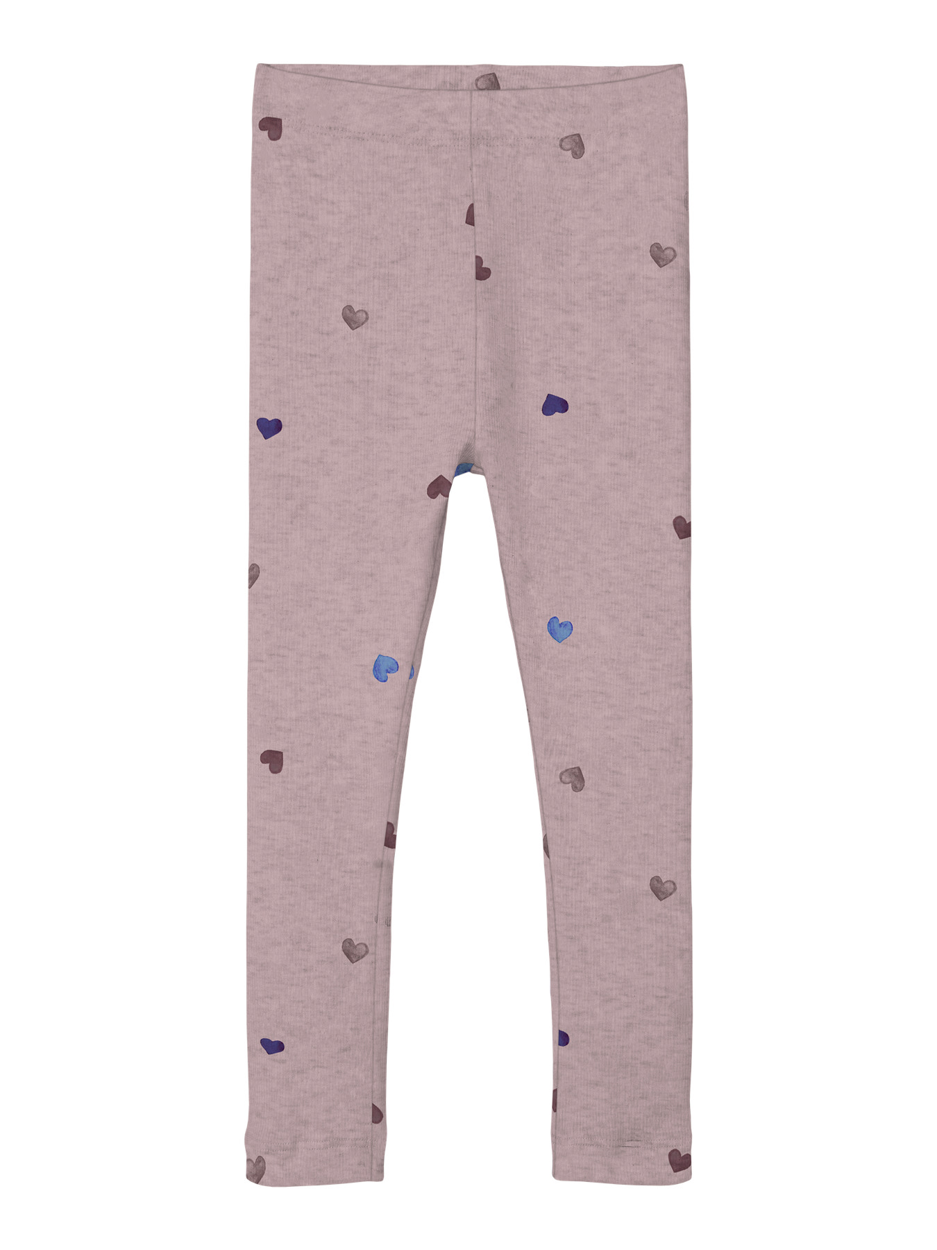 NAME IT Leggings Nutti Burnished Lilac Hearts