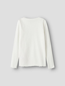 NAME IT Langærmet Bluse Vibse Cloud Dancer