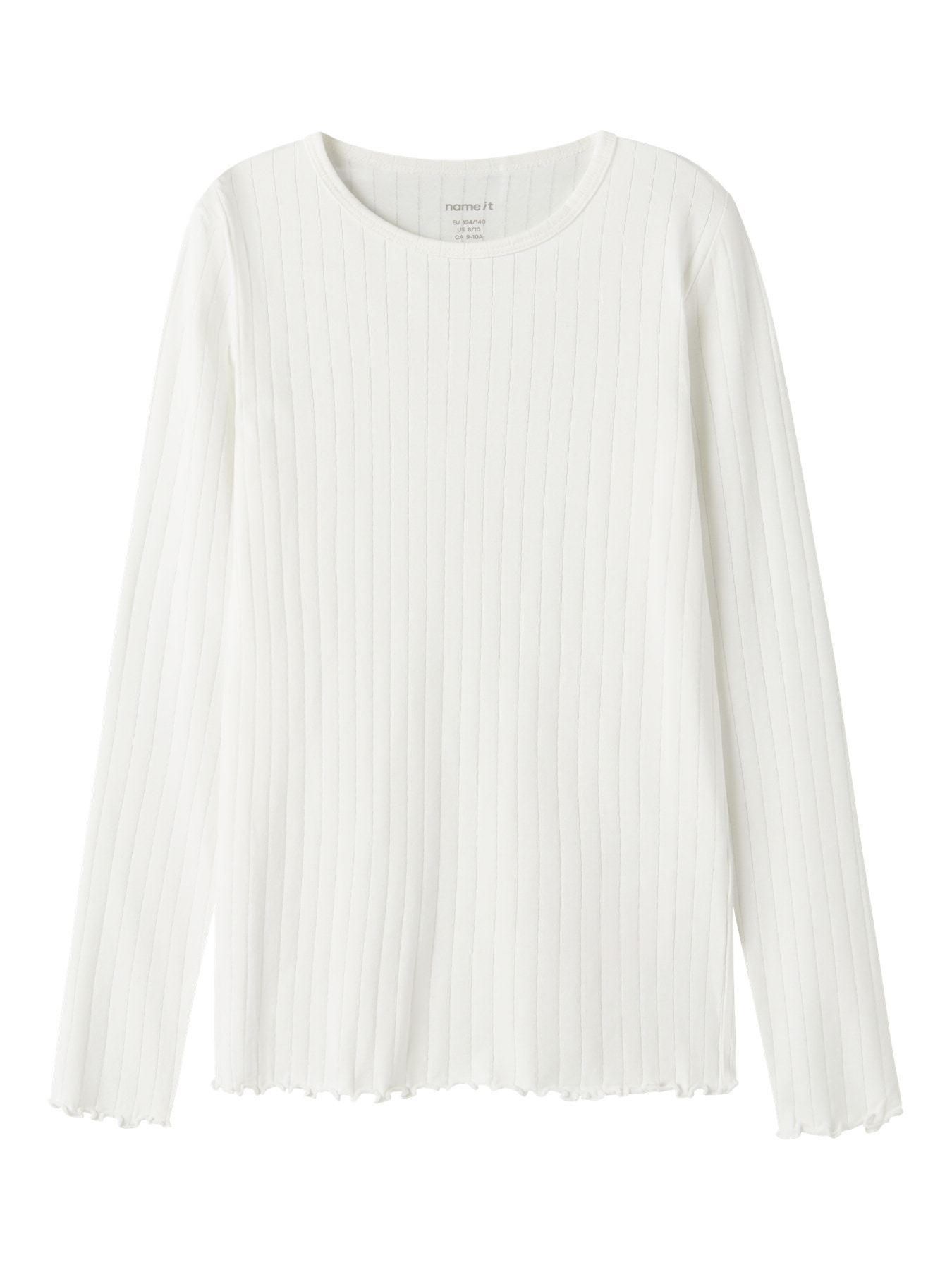 NAME IT Langærmet Bluse Vibse Cloud Dancer