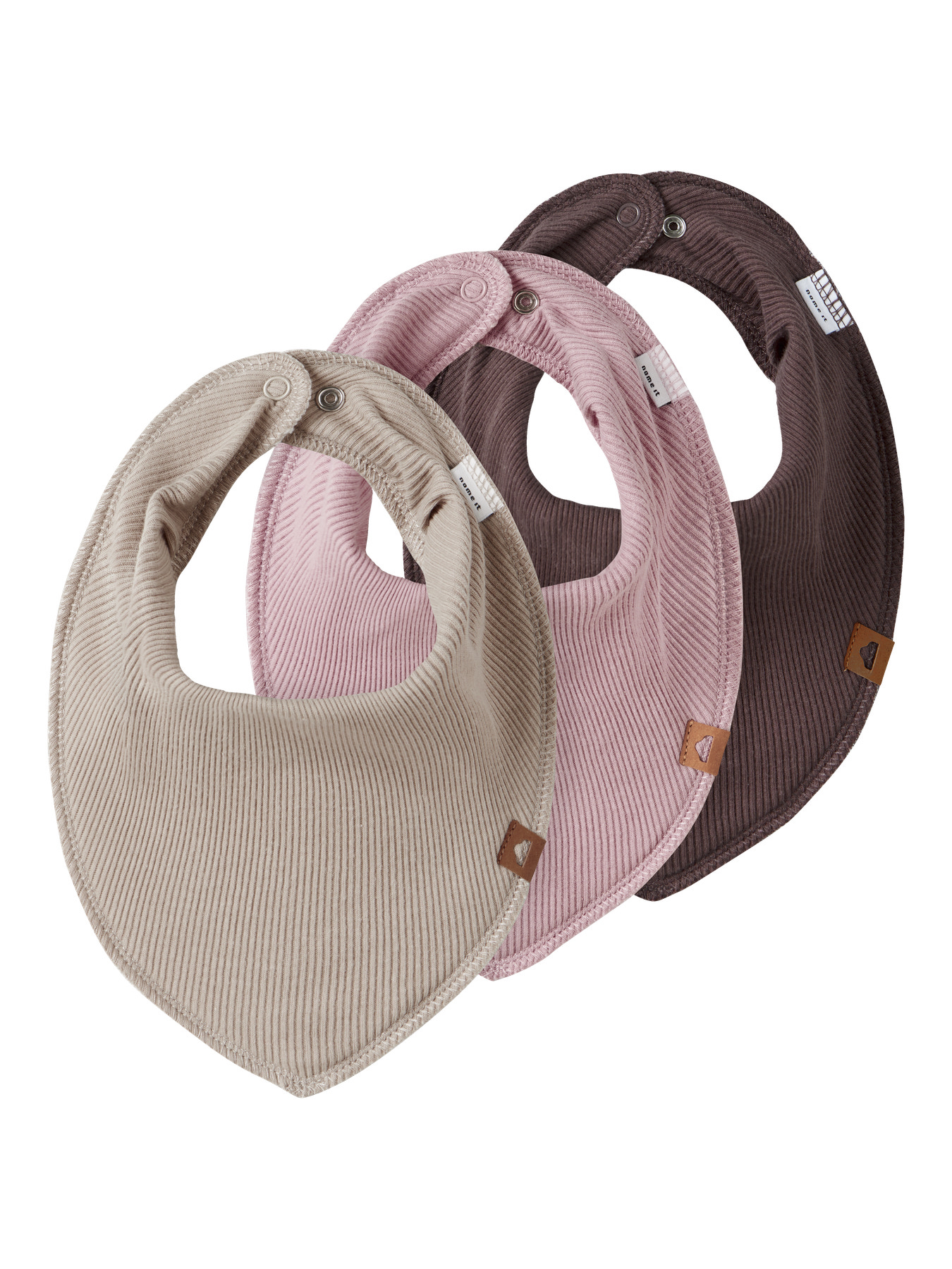 NAME IT 3-Pak Rib Hagesmække Yvette Burnished Lilac Peppercorn