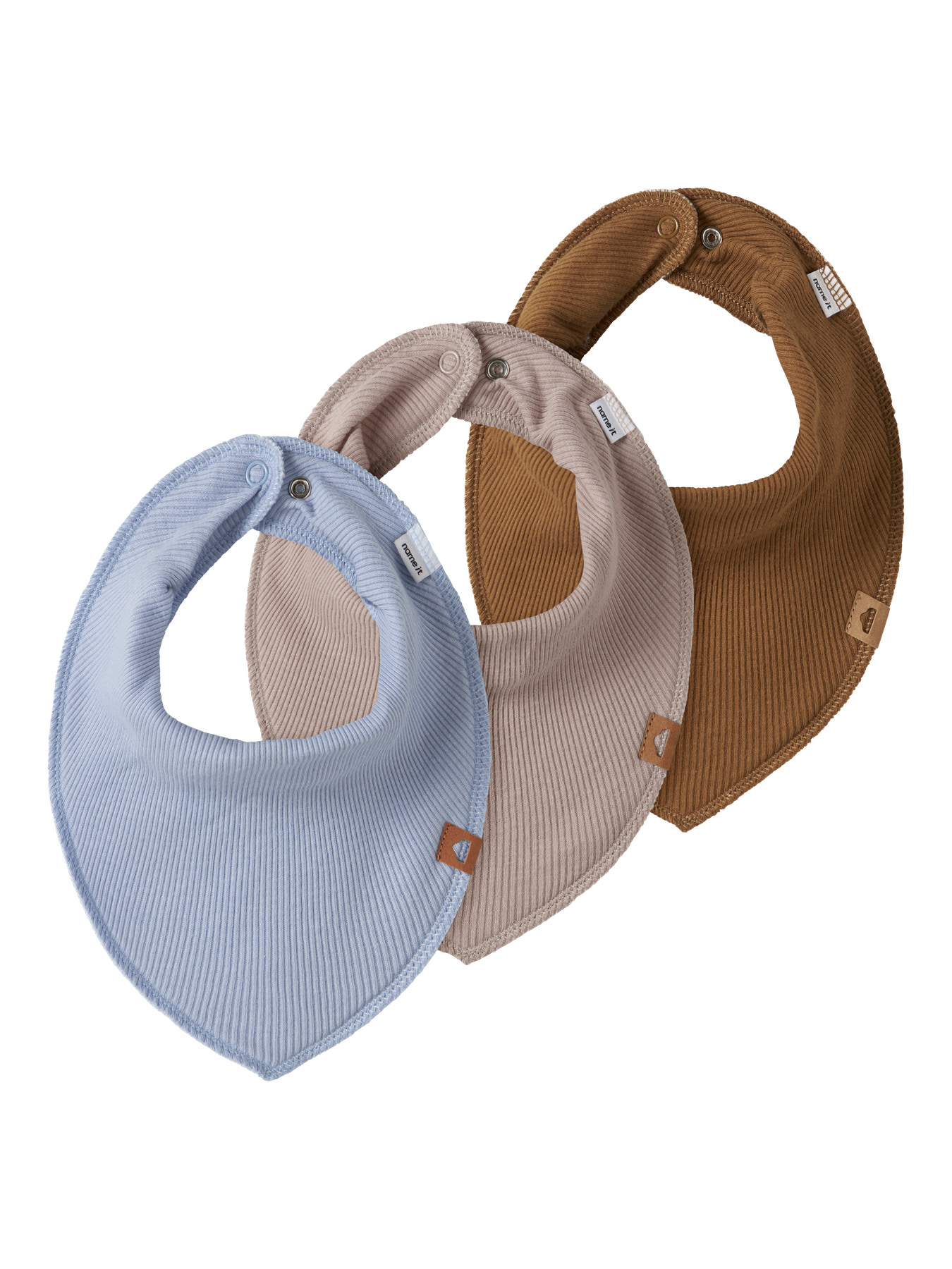 NAME IT 3-Pak Yasim Hagesmække Rib Kentucky Blue Mushroom/rubber