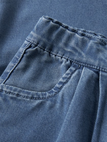 NAME IT Pull Up Wide Jeans Bella Medium Blue Denim