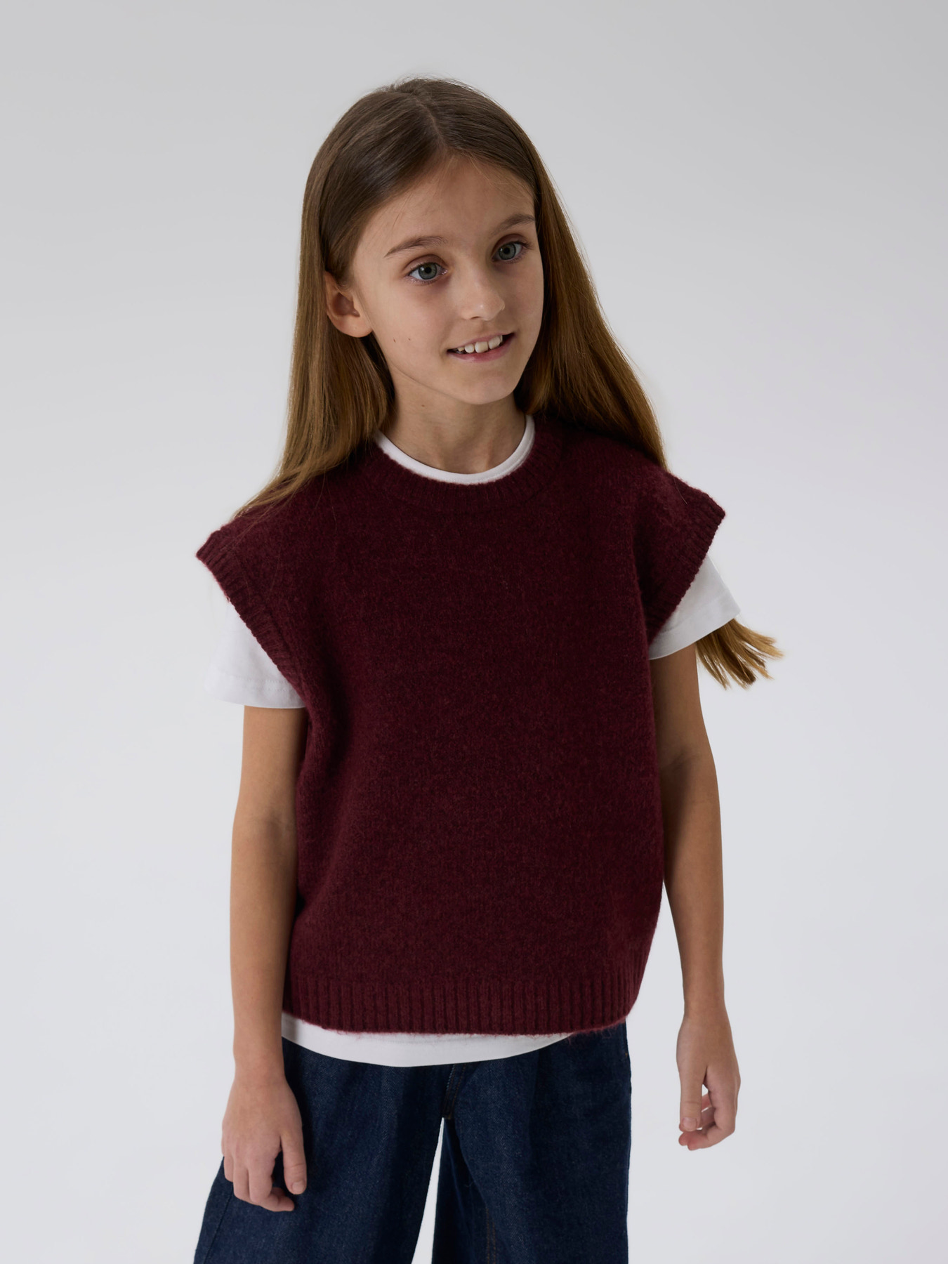 Name It Oneifyly Strik Vest - Burgundy