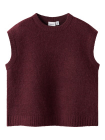 NAME IT Strik Vest Oneifyly Burgundy