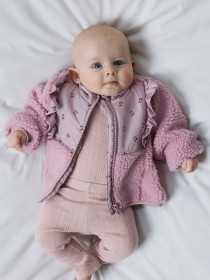 NAME IT Baby Teddy Jakke Minna Keepsake Lilac