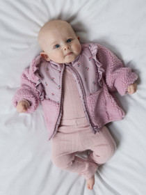 NAME IT Baby Teddy Jakke Minna Keepsake Lilac