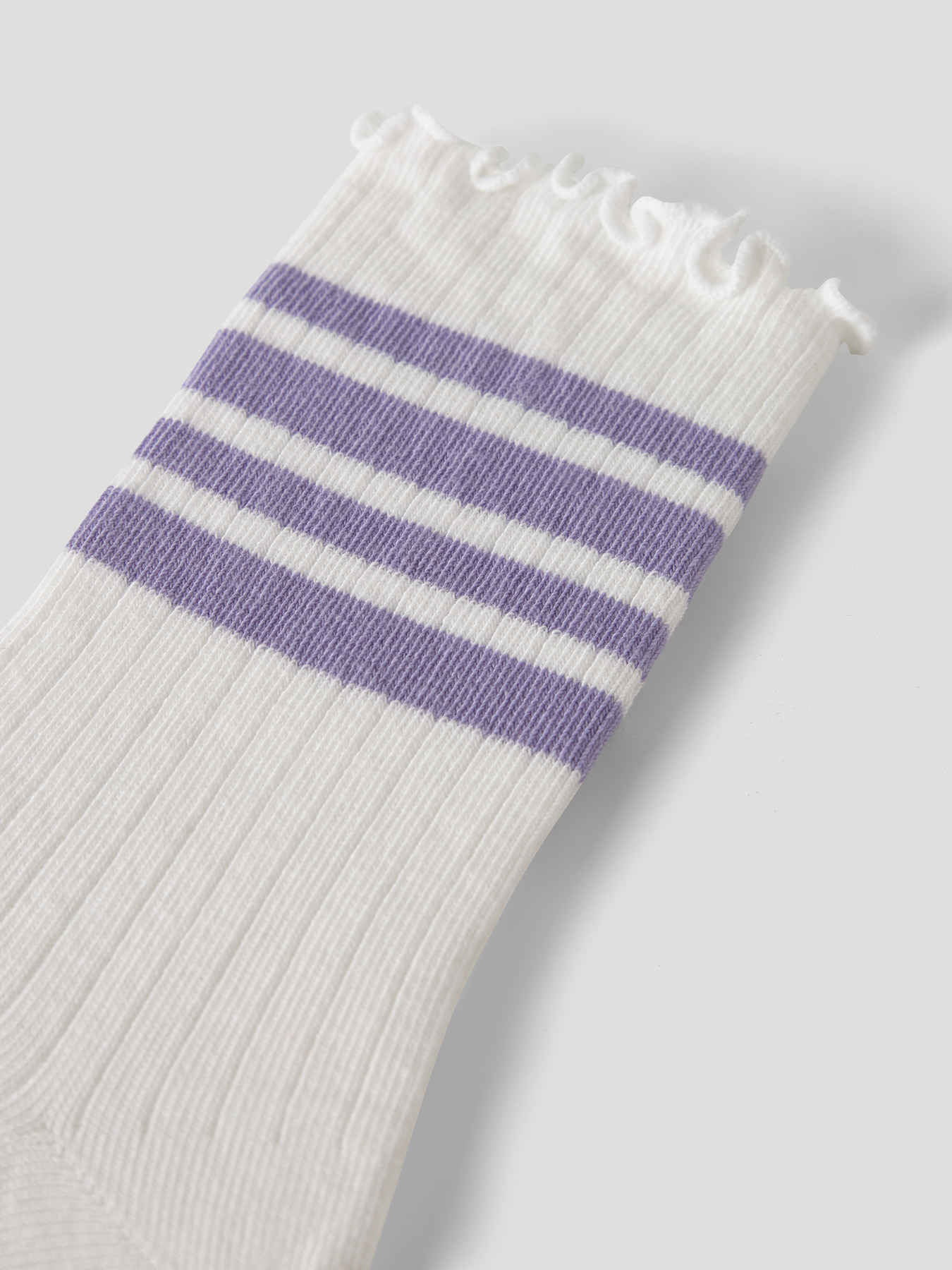 NAME IT Nkfsille Stripe Sock - Cloud Dancer Lavender Violet