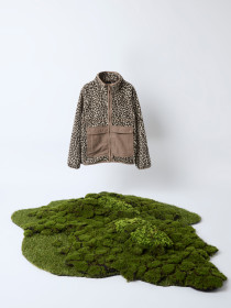 NAME IT Fleece Jakke Meeko Peyote