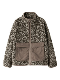 NAME IT Fleece Jakke Meeko Peyote