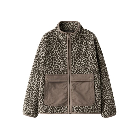 NAME IT Fleece Jakke Meeko Peyote