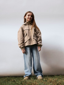 NAME IT Jakke Mika Silver Mink