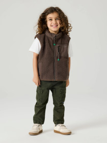NAME IT Vest Miller Chocolate Brown