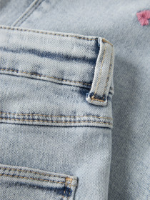 NAME IT Jeans Rose Wide Light Blue Bleached Denim