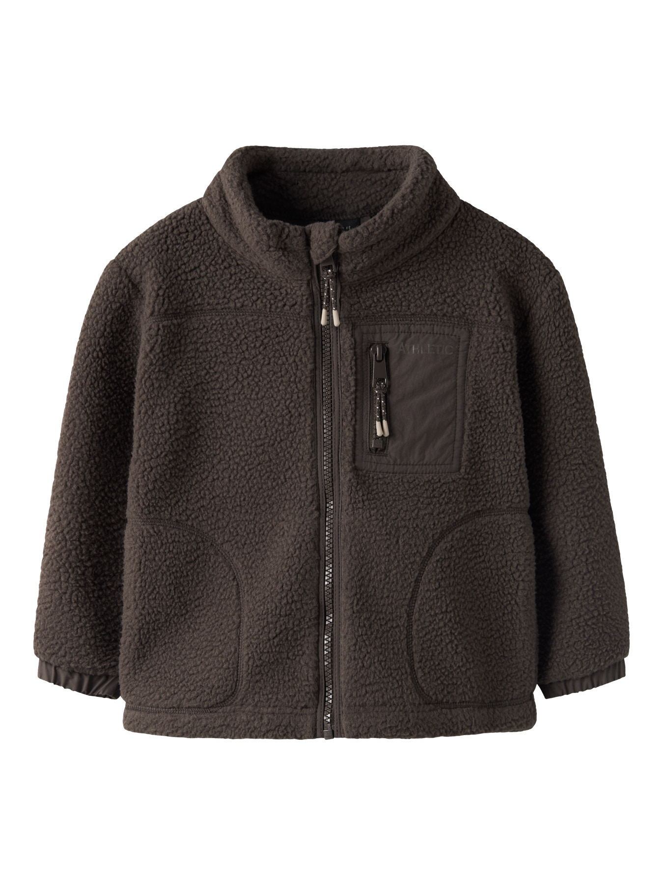 Name It Teddyjakke Chocolate Brown - Str. 5y 110cm