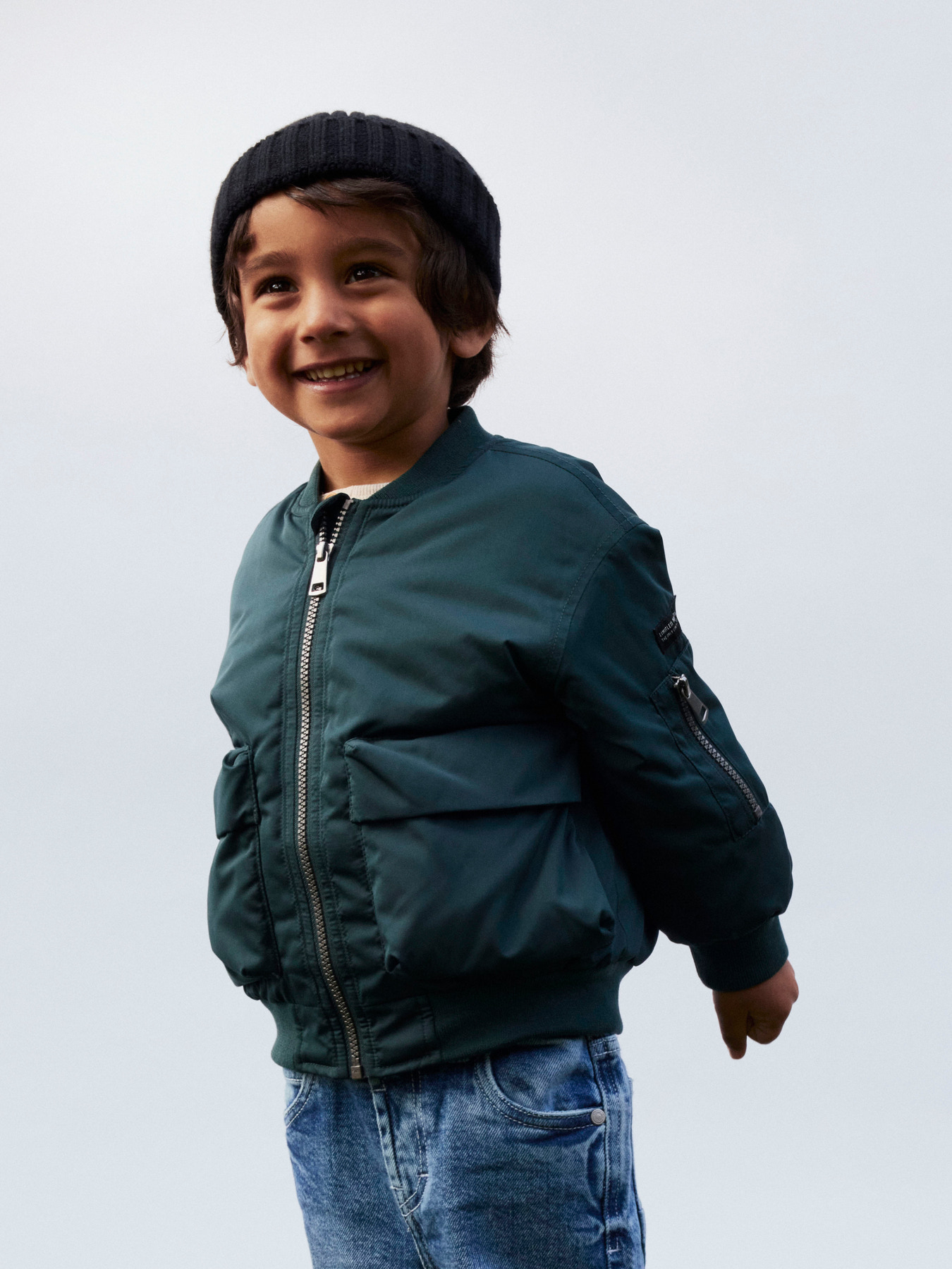 NAME IT Bomber Jakke Mathias Green Gables billede