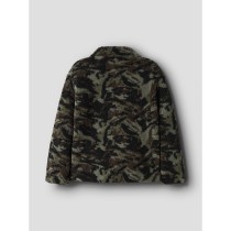 NAME IT Nkmmonico Sherpa Jacket - Dusty Olive