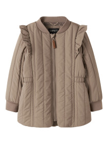 NAME IT Quiltet Jakke Melody Fossil