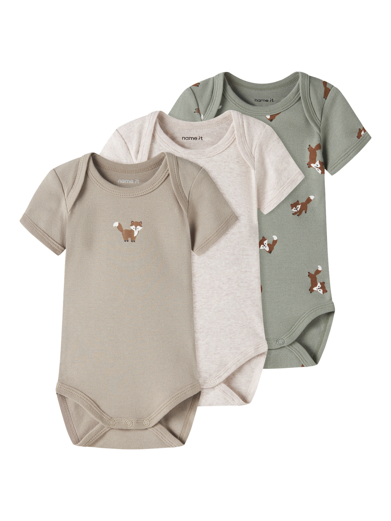 NAME IT 3-Pak Body Fox Shadow billede