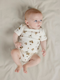 NAME IT 3-Pak Body Kortærmet Animal Peyote Melange