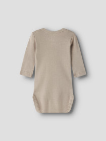 NAME IT 3-Pak Body Langærmet Animal Peyote Melange