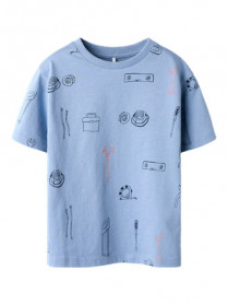 NAME IT T-shirt Huxi Faded Denim