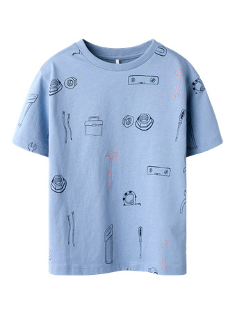 NAME IT T-shirt Huxi Faded Denim