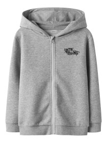 NAME IT Sweat Cardigan Ben Light Grey Melange