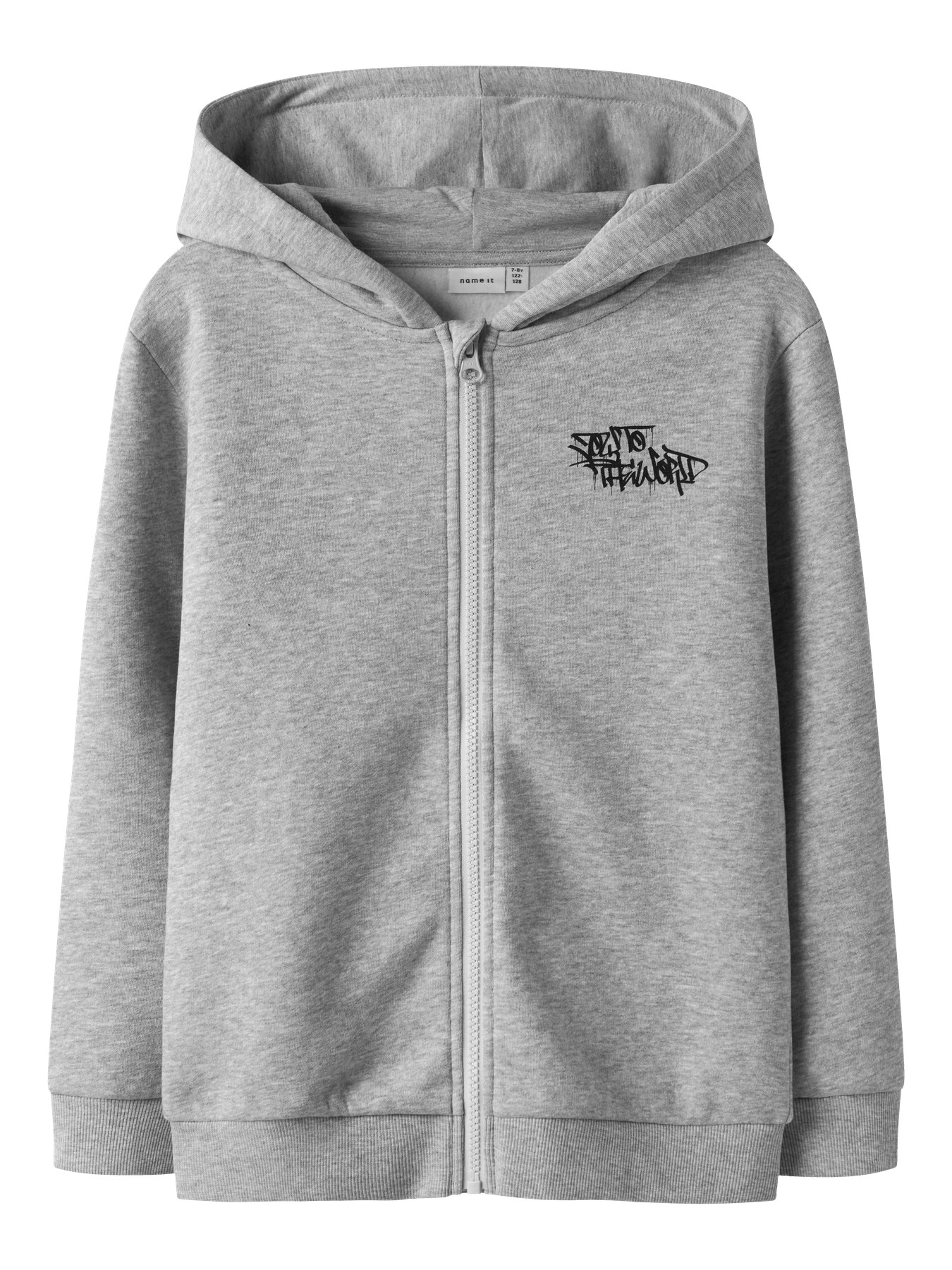 NAME IT Sweat Cardigan Ben Light Grey Melange