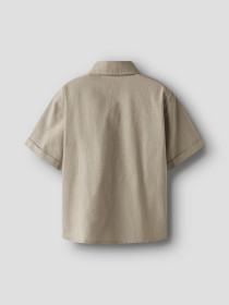 NAME IT Kortærmet Skjorte Filip Aluminium