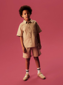 NAME IT Kortærmet Skjorte Filip Aluminium