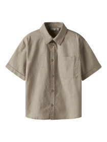 NAME IT Kortærmet Skjorte Filip Aluminium