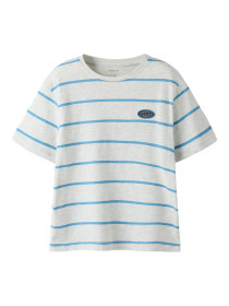 NAME IT T-shirt Fritz Light Grey Melange