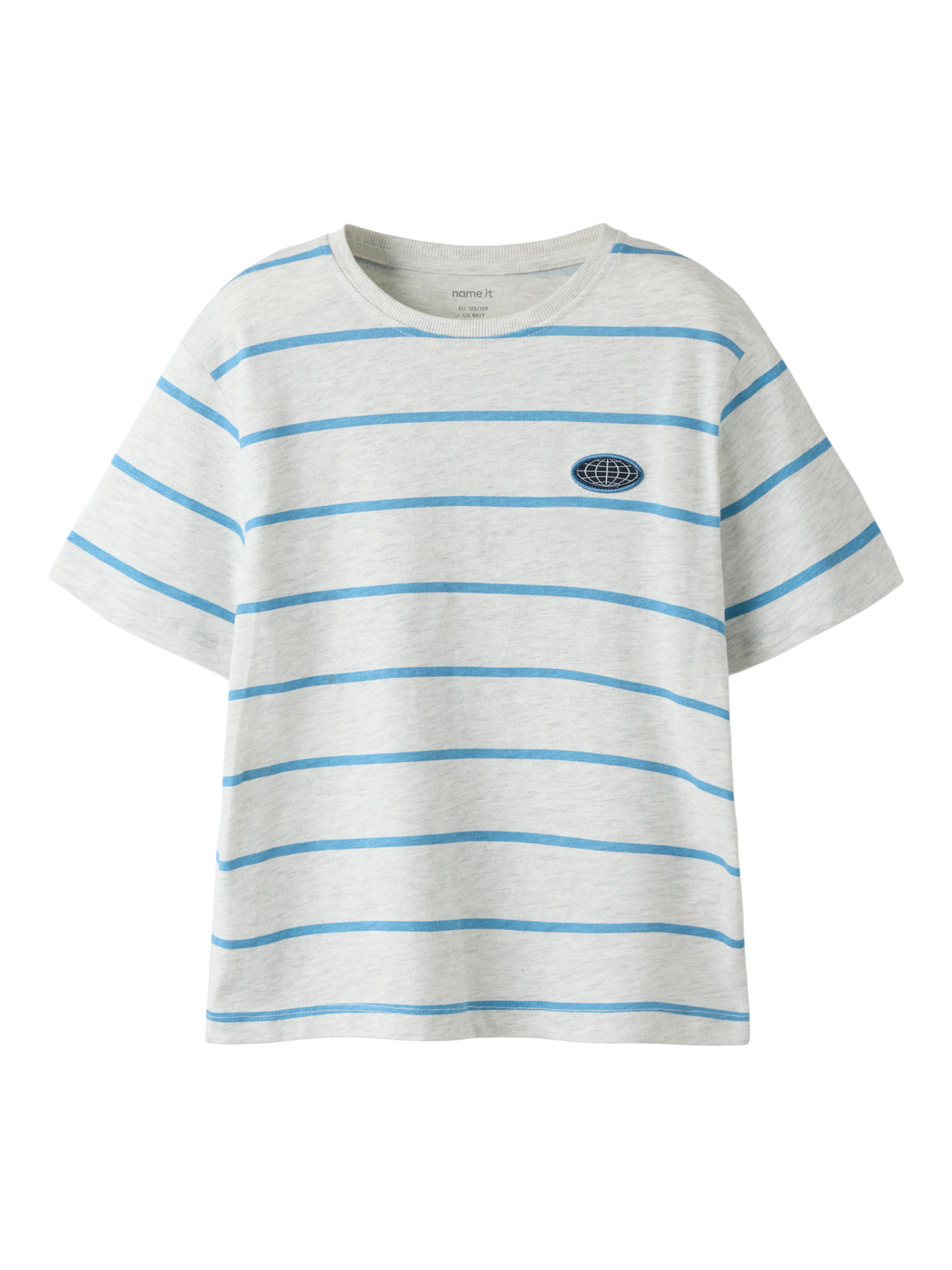 NAME IT T-shirt Fritz Light Grey Melange billede