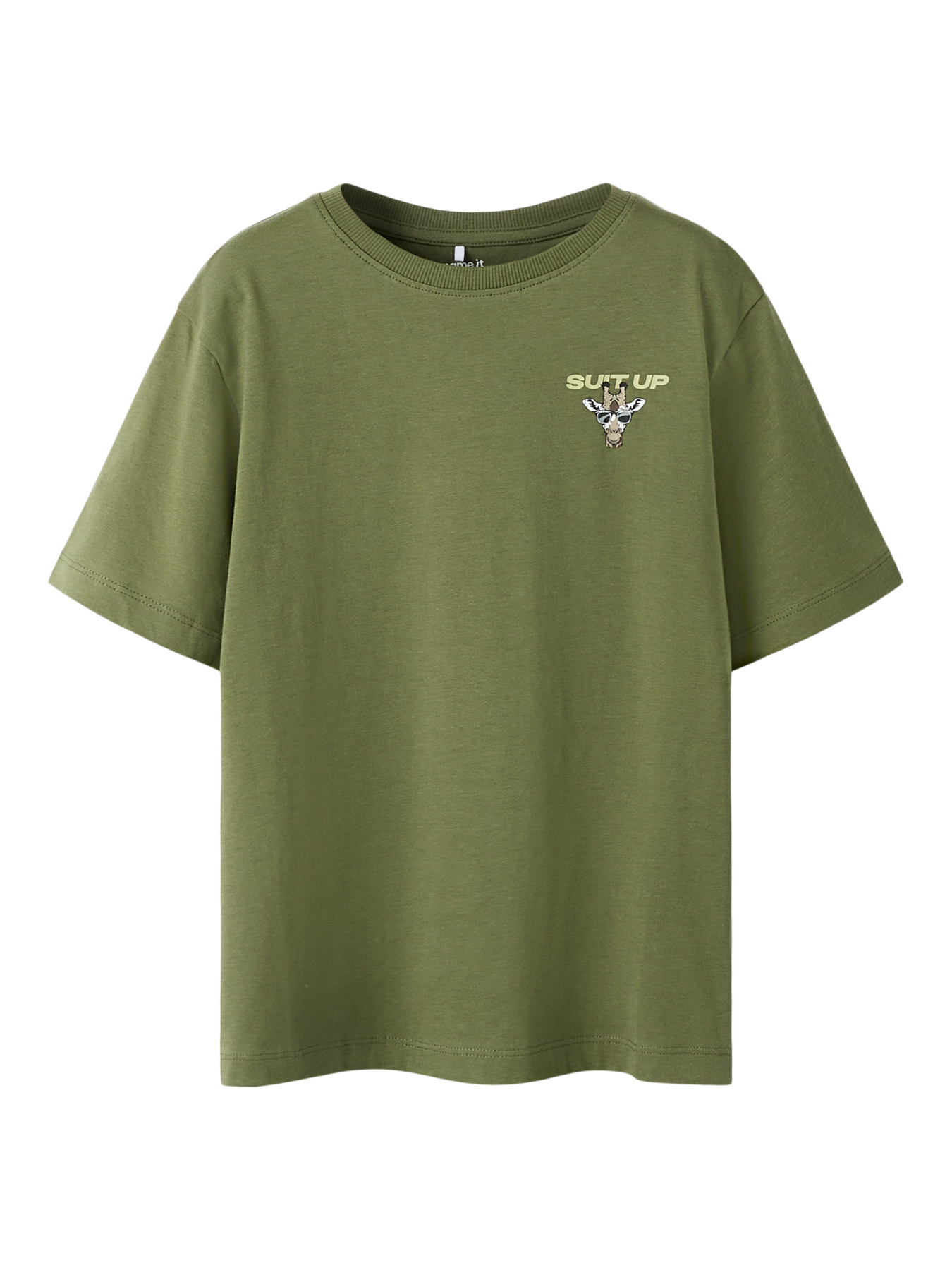Name It Hansy Olivine - T-shirt - Grøn - 146