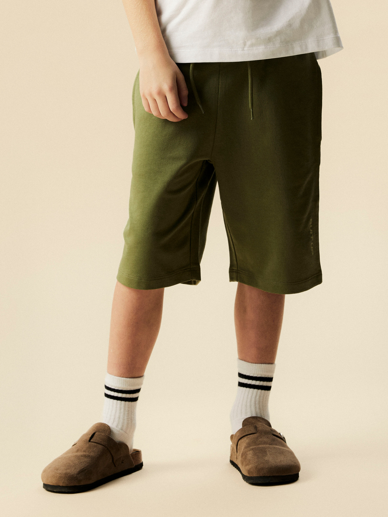 NAME IT Sweatshorts Hansa Olivine