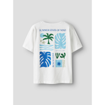 NAME IT T-shirt Joel Bright White
