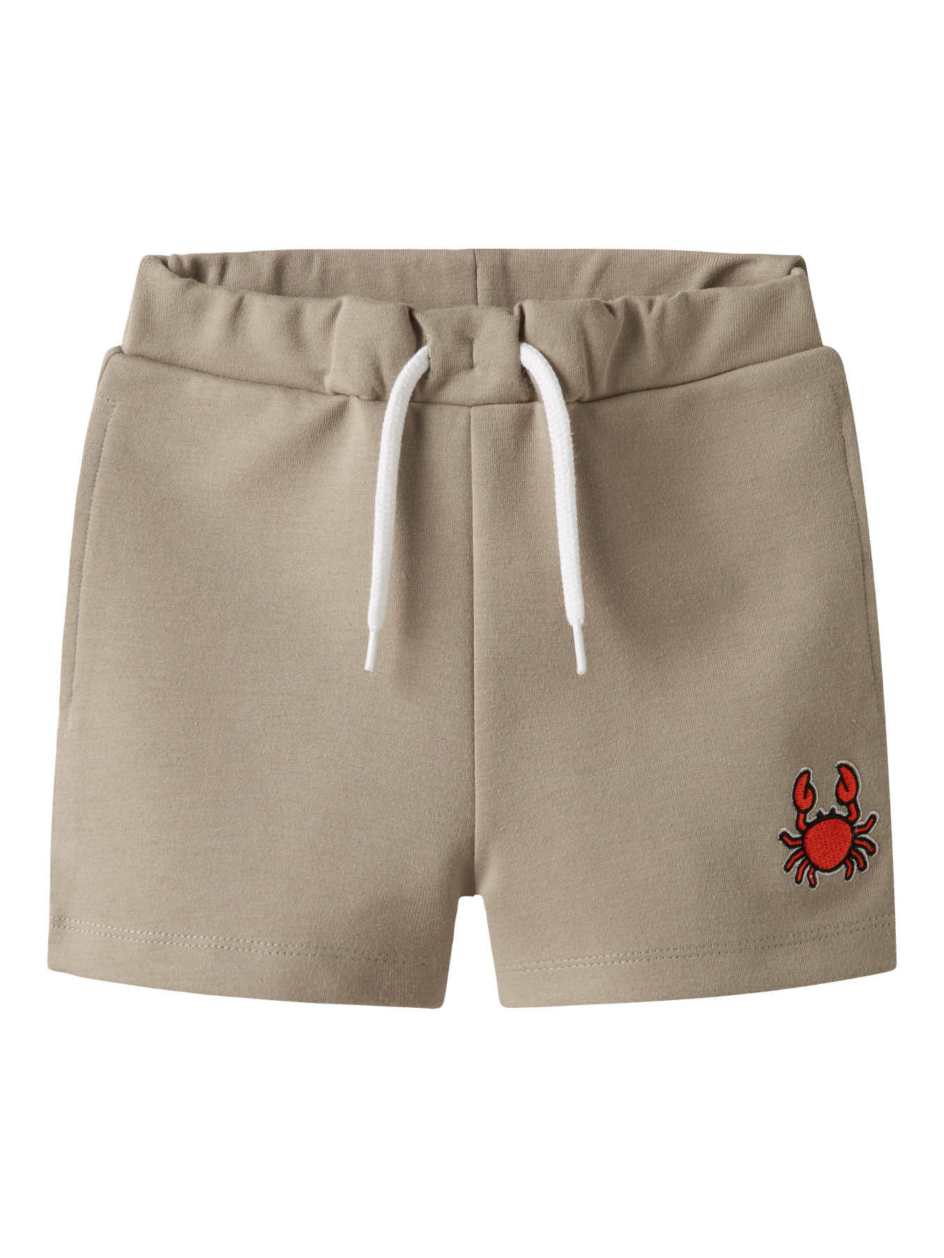 Name It Sweatshorts - NmmFresno - Aluminium m. Krabbe