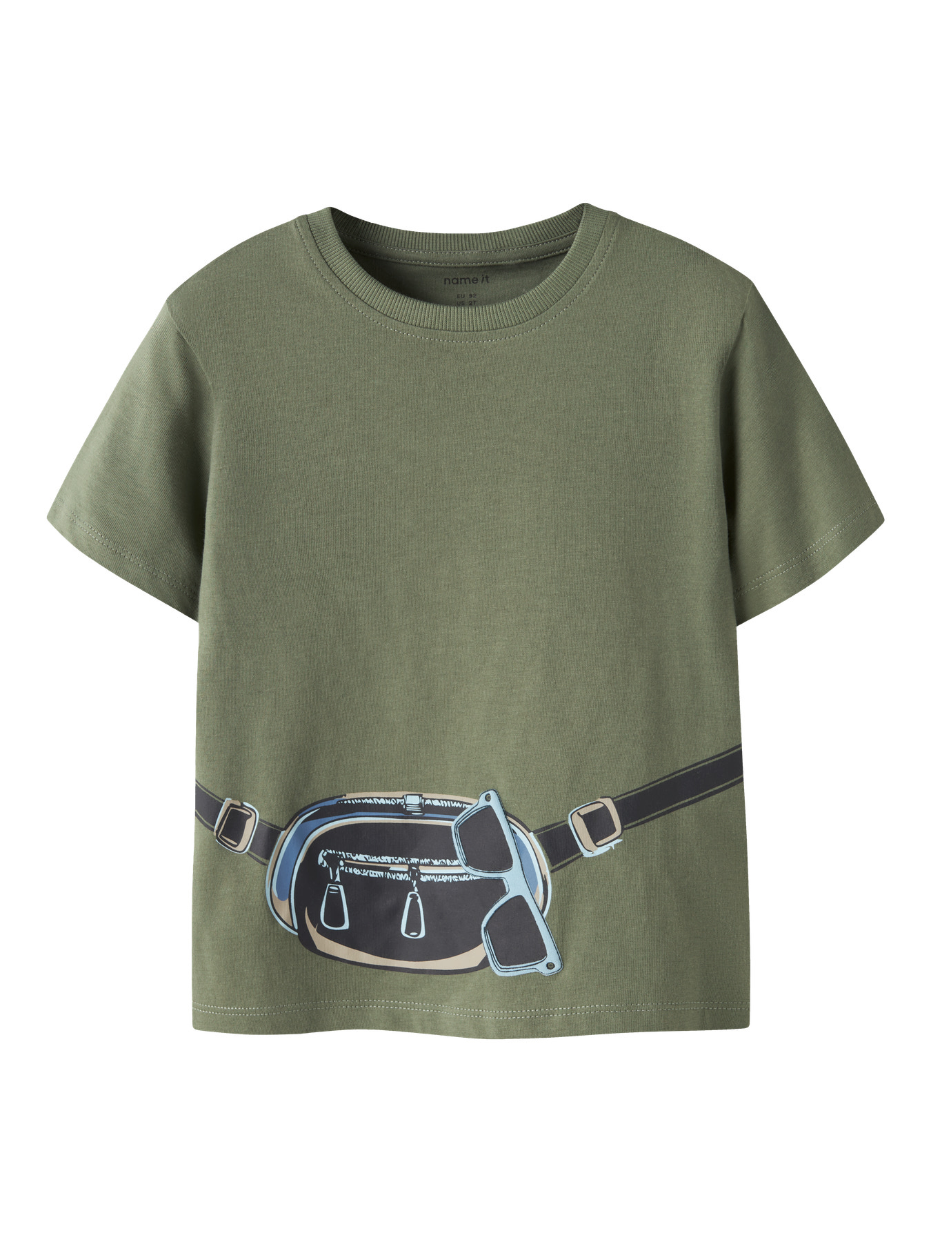 Name It T-shirt - NmmHenni - Olivine