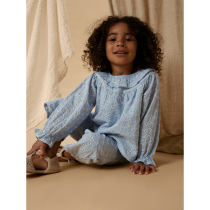LIL ATELIER Skjorte Bluse Tessie Zen Blue